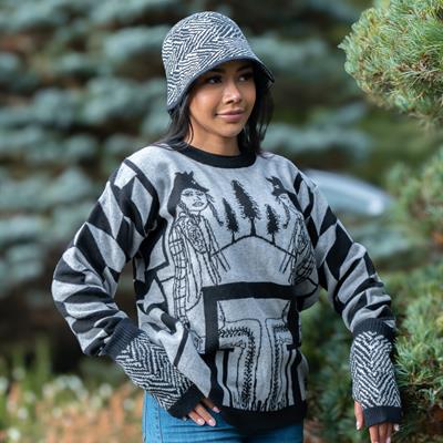 Alex Max Wrist Warmers - Zebra